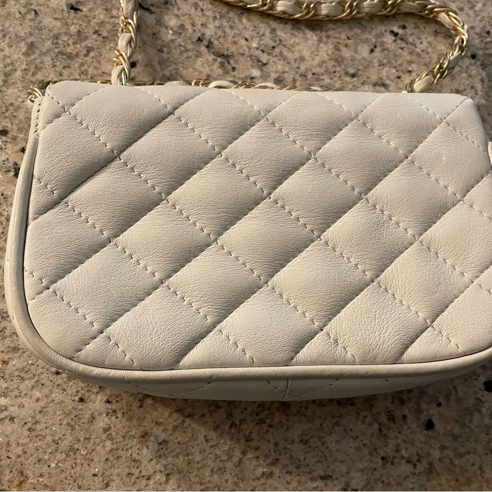 Mini Rectangular Flap Bag Cream/Off White Flap Bag - image 4